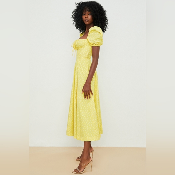 Yellow Floral ''Tallulah' House of CB- Medium - Picture 2 of 13